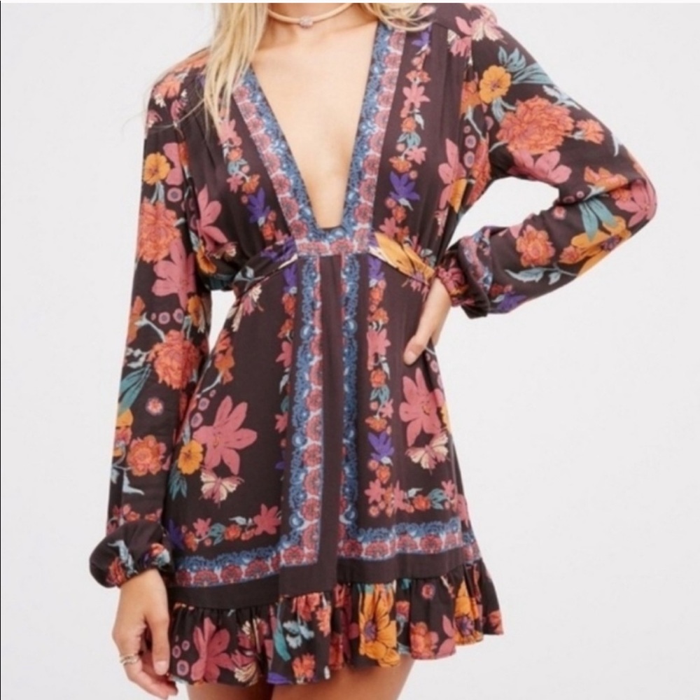 Free people violate hill hobo tunic dress